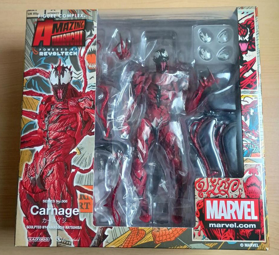 Amazing Yamaguchi 008 Carnage Action Figure for Sale