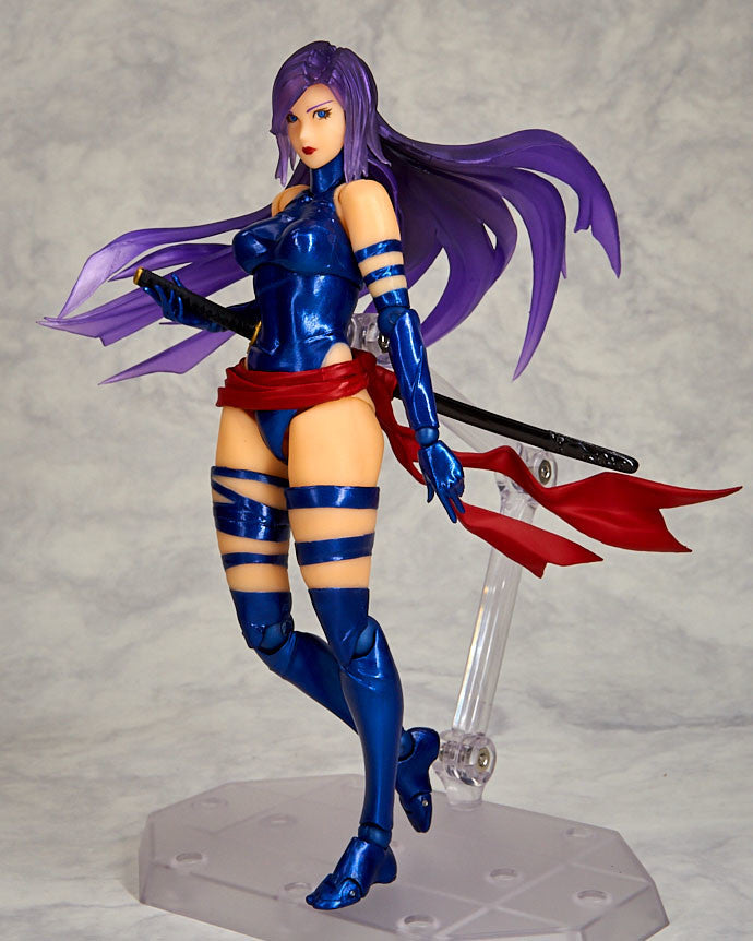Marvel Revoltech Amazing Yamaguchi 010 Psylocke Action Figure for Sale