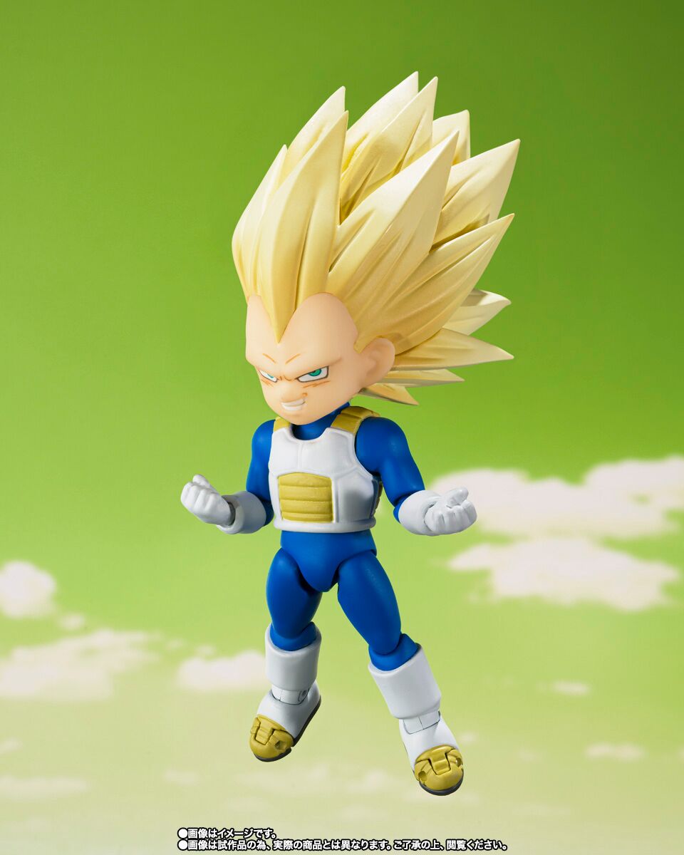 Daima S.H.Figuarts Super Saiyan 3 Vegeta Mini Figure for Sale