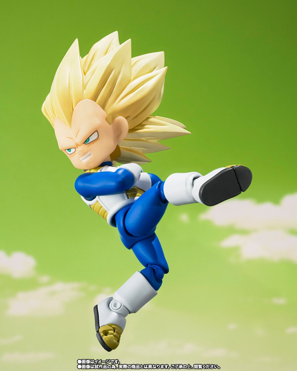 Dragon Ball Daima S.H.Figuarts Super Saiyan 3 Vegeta Mini Figure for Sale