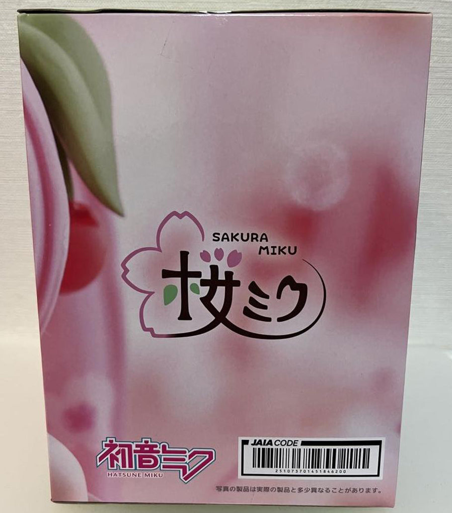 Hatsune Miku Desktop Cute Sakura Miku Cherry Cushion ver. Figure for Sale