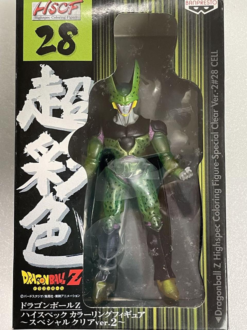 Dragon Ball Z Banpresto HSCF 28 Cell Highspec Coloring Figure Special Clear  Ver.