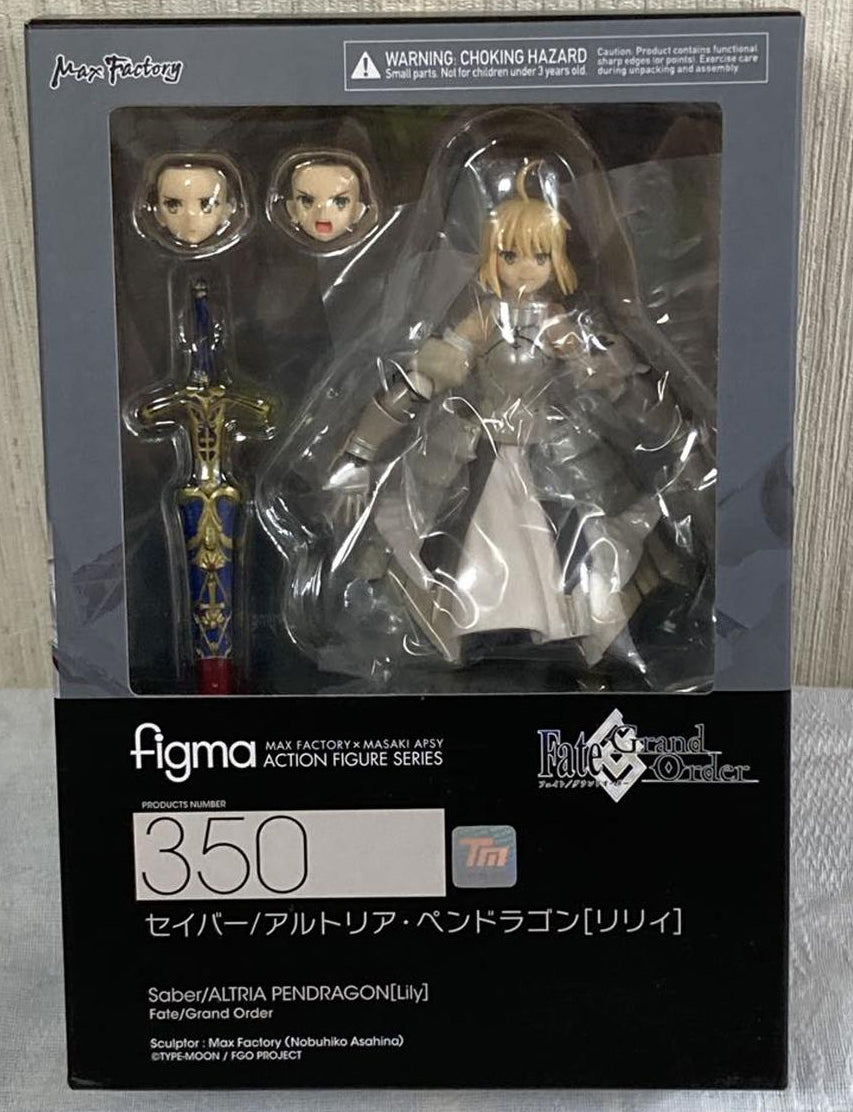 Fate/Grand Order Figma 350 Altria Pendragon Saber Lily Figure for Sale