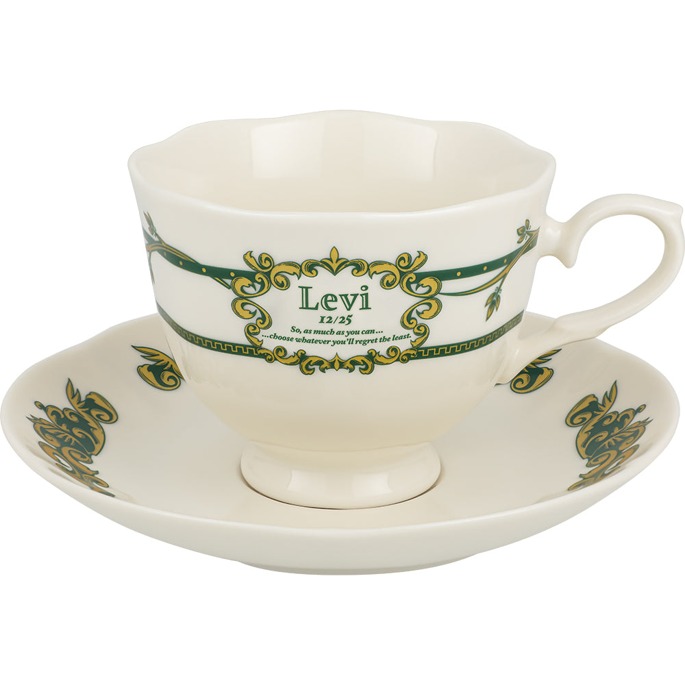 Ichiban Kuji Attack on Titan World Outside The Walls Prize D Levi Teacup & Saucer Set Buy