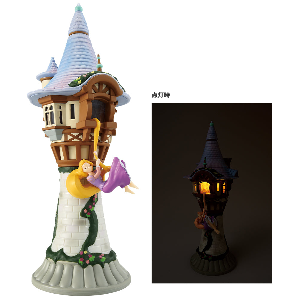 Ichiban Kuji Disney Dreaming Celebration A Prize Tangled Rapunzel Tower Light for Sale