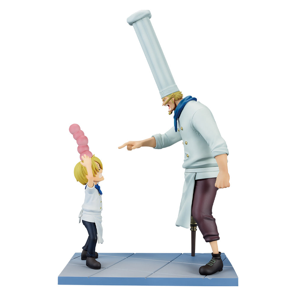 Ichiban Kuji One Piece Road To Down Prize D Sanji/Zeff Figure for Sale
