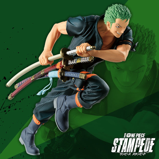 Ichiban Kuji One Piece Stampede All Star Roronoa Zoro Prize B Figure for Sale