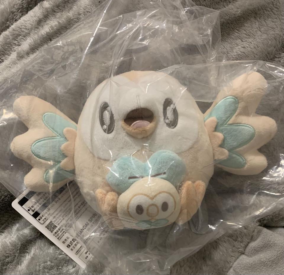 Ichiban Kuji Pokemon Peaceful Place Sewing Time Rowlet Plush Toy for Sale