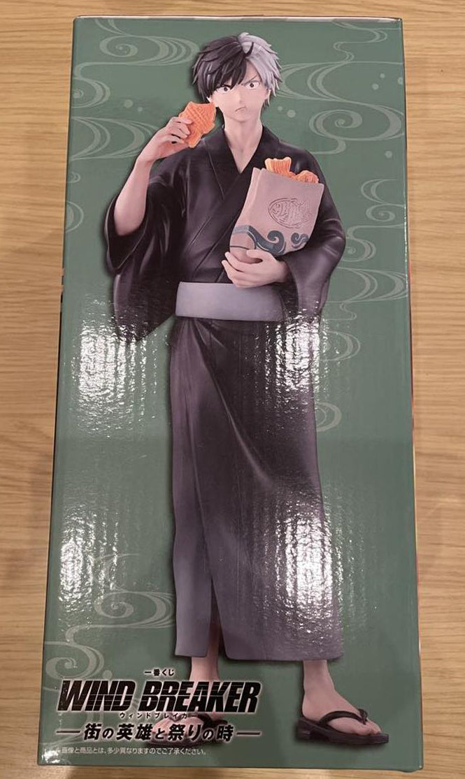 Ichiban Kuji Wind Breaker Festival Time Haruka Sakura Yukata Figure Last One Prize for Sale