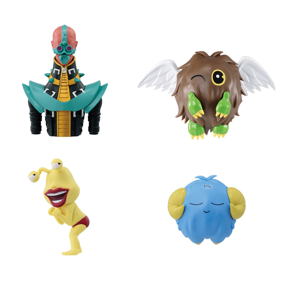 Ichiban Kuji YuGiOh Wake Up Your Memories D Prize Jinzo, Winged Kuriboh, Ojama Yellow, Scapegoat Mini Figure for Sale