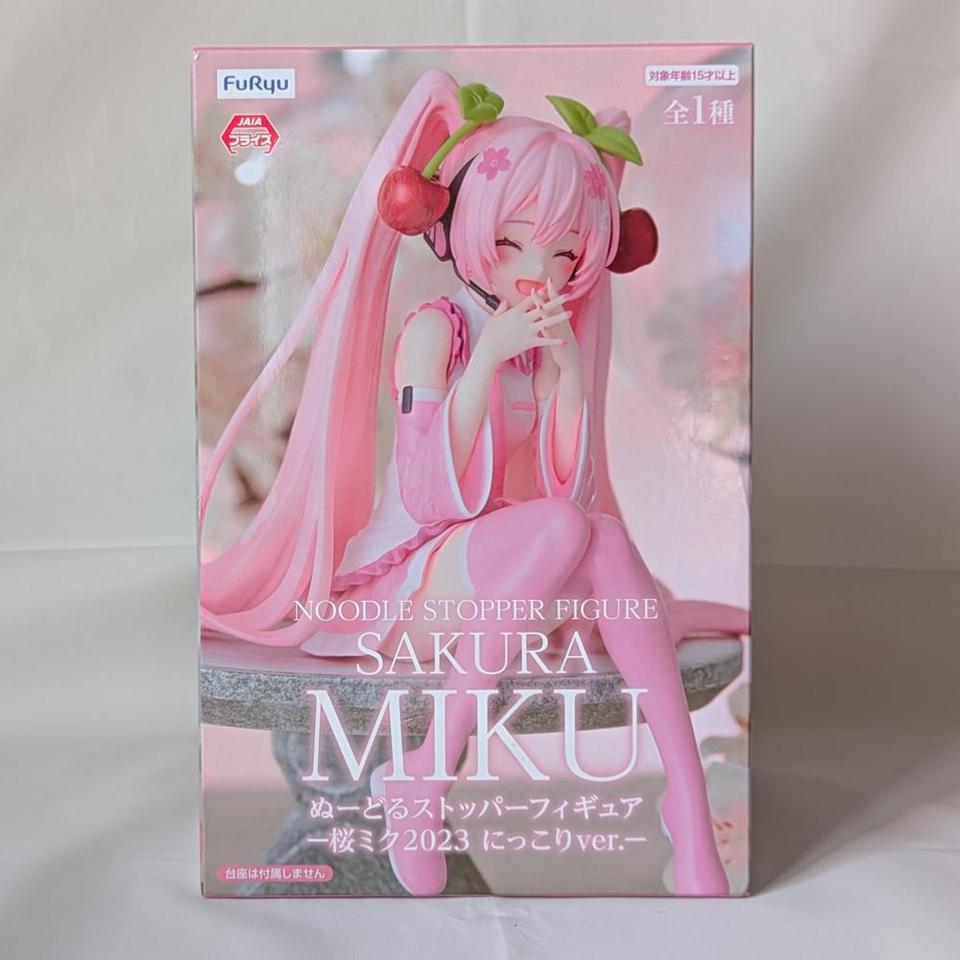 Hatsune Miku Noodle Stopper Figure Sakura Miku 2023 Nikkori ver. Buy