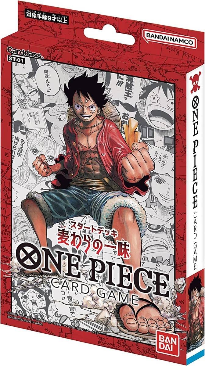 one piece card game us release date One Piece Card Game Starter Deck Straw Hat Crew ST-01