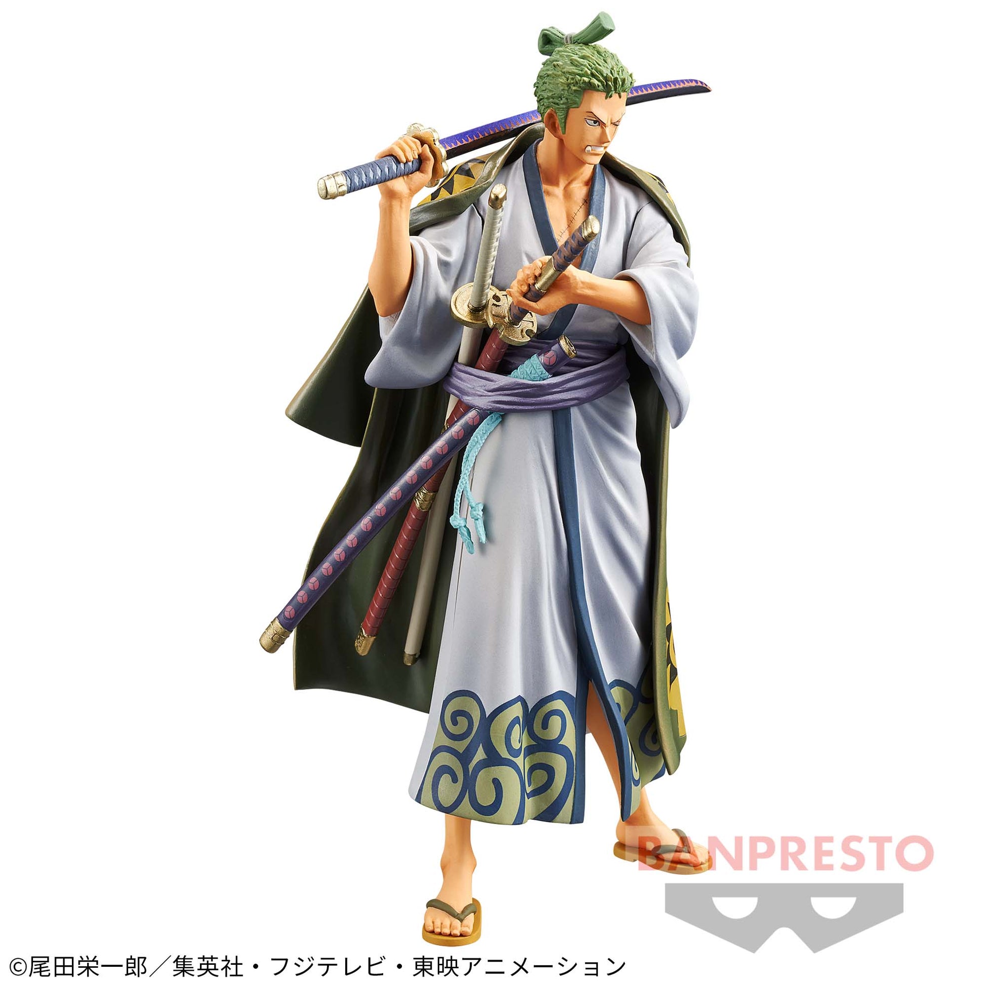 One Piece DXF The Grandline Men Wano Vol.2 Zorojuro Figure for Sale