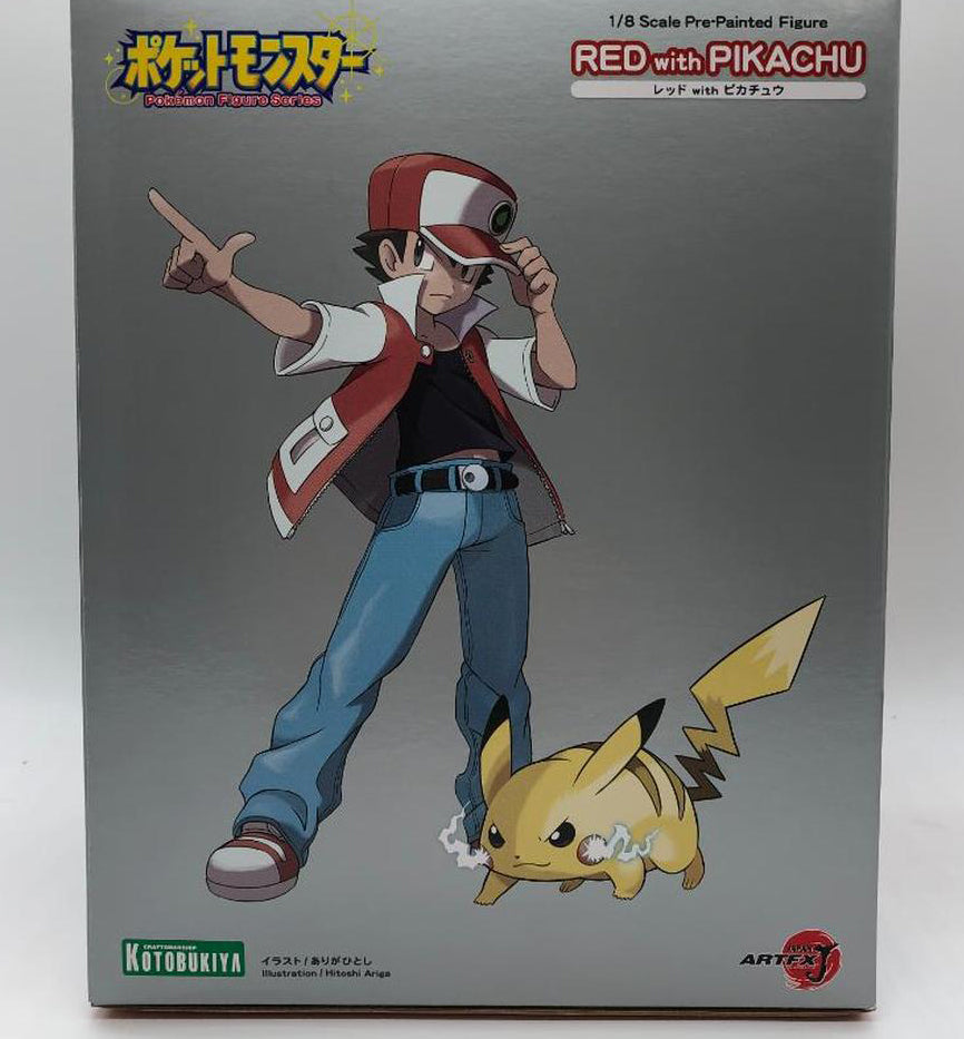Pokemon ARTFX J Red With Pikachu Figure for Sale