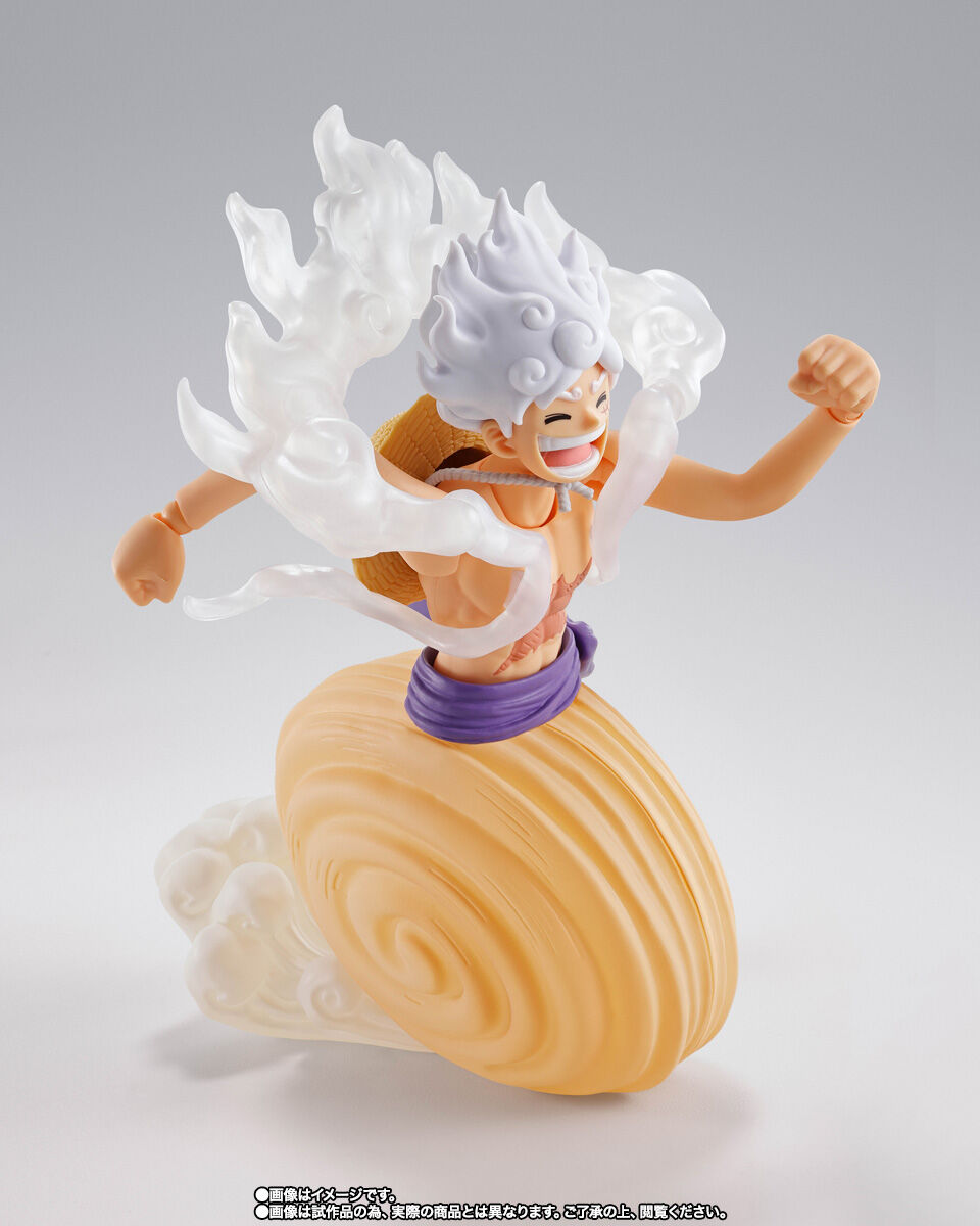 S.H.Figuarts Luffy Gear 5 Future Island Egghead Figure for Sale