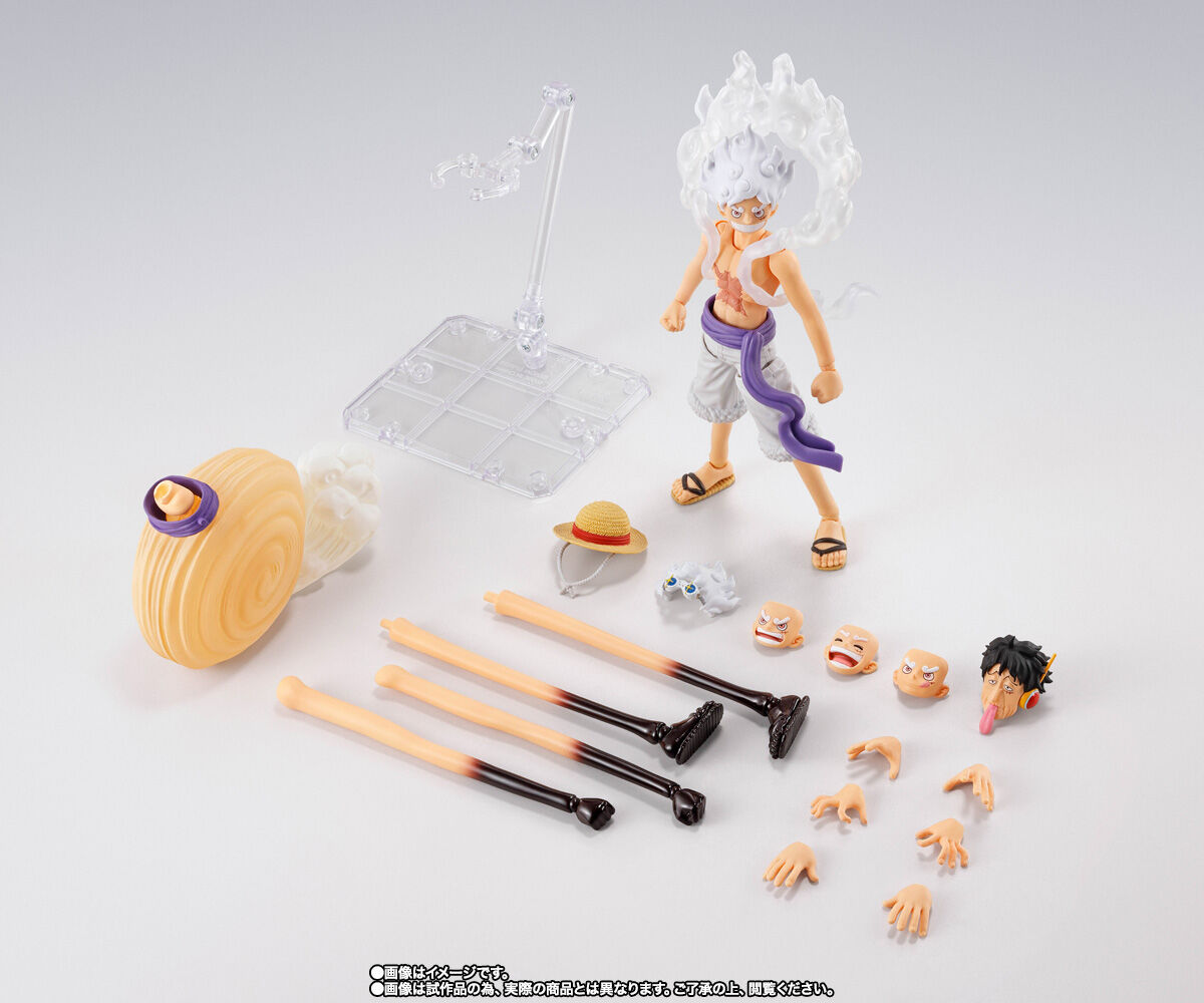 One Piece S.H.Figuarts Luffy Gear 5 Future Island Egghead Figure Buy