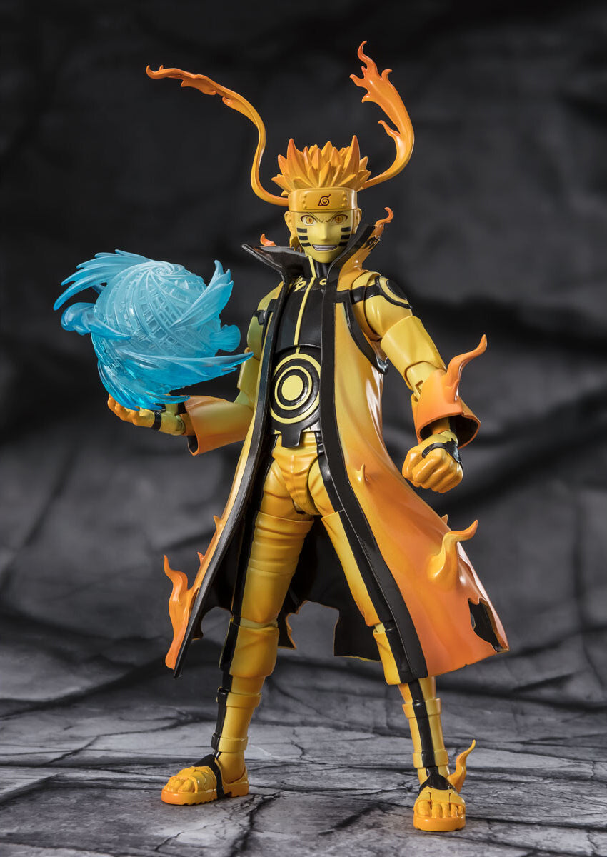 S.H.Figuarts Naruto Uzumaki Kurama Link Mode Exclusive Figure for Sale