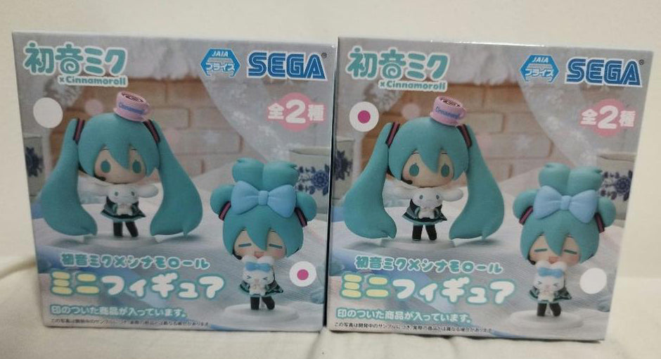 SEGA Hatsune Miku x Cinnamoroll Mini Figure for Sale