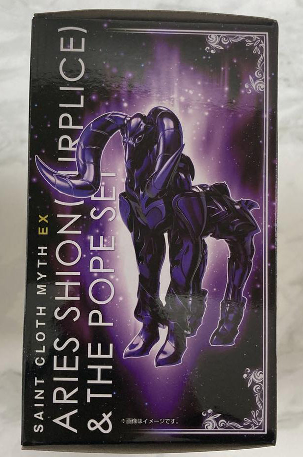 Saint Seiya Saint Cloth Myth EX Aries Shion Surplice & Pope Set for Sale