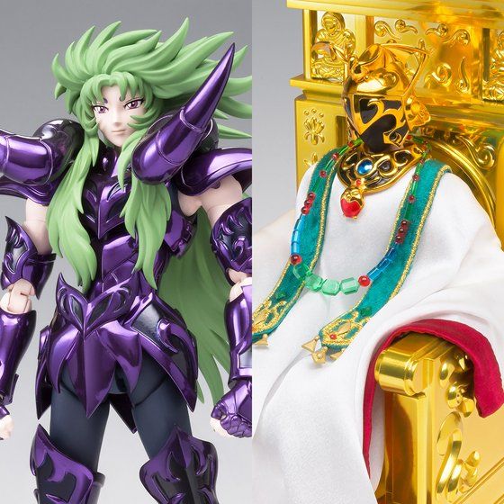 Saint Myth Cloth EX Aries Shion Surplice Pope Set Figure for Sale