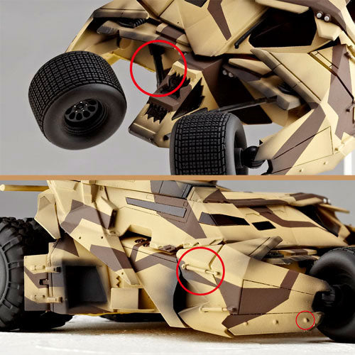 Sci-Fi Revoltech 047 Bane Batmobile Tumbler Cannon