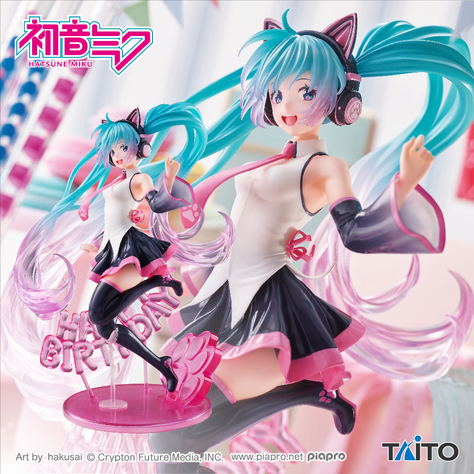 Hatsune Miku Birthday2021 Happy Cat ver. Figure Taito APM Hatsune