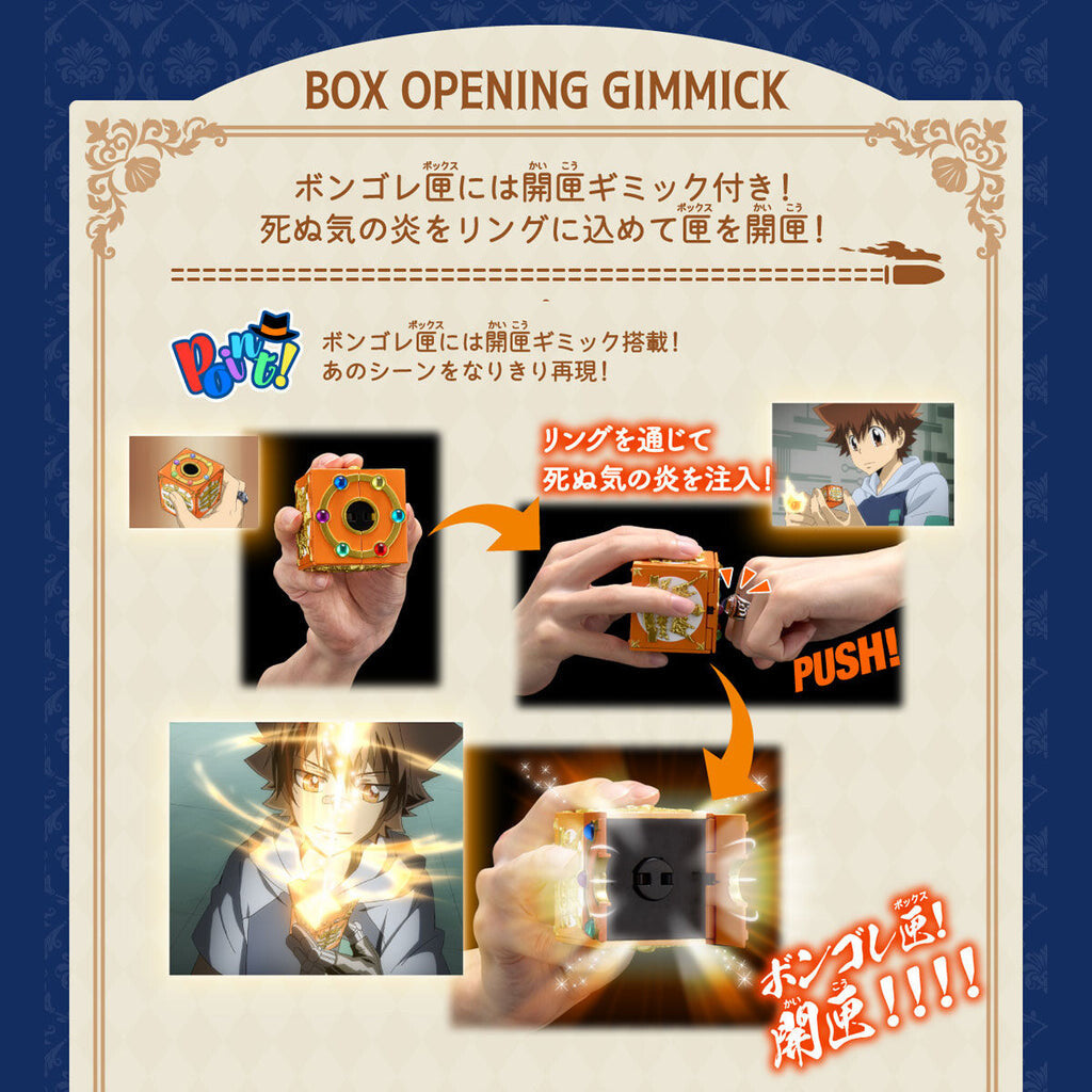 REBORN! Special Memorize Tsunayoshi Sawada Vongola Box & Ring Set
