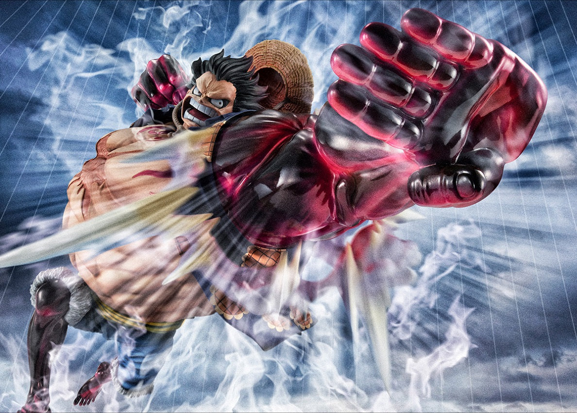 Megahouse One Piece P.O.P Luffy Gear 4 Boundman Ver.2 Figure for Sale