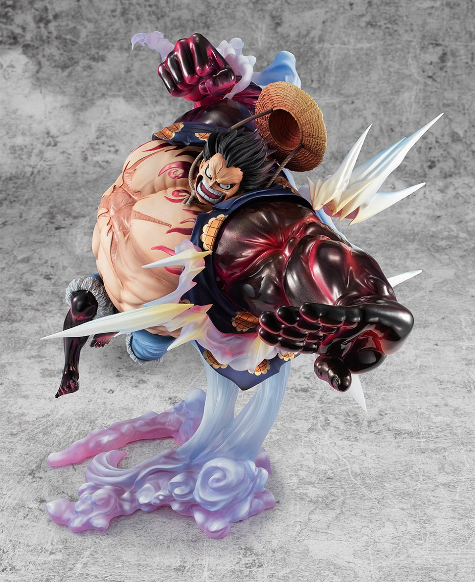 luffy gear 4 pop Megahouse One Piece P.O.P "SA-Maximum" Monkey D. Luffy Gear 4 "Boundman" Ver.2 Figure