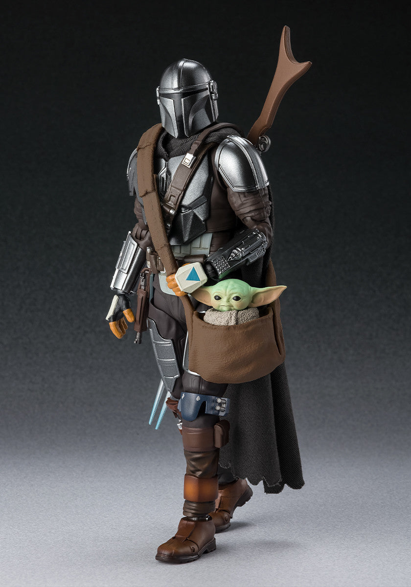 S.H.Figuarts Grogu & Mandalorian Din Djarin Figure for Sale