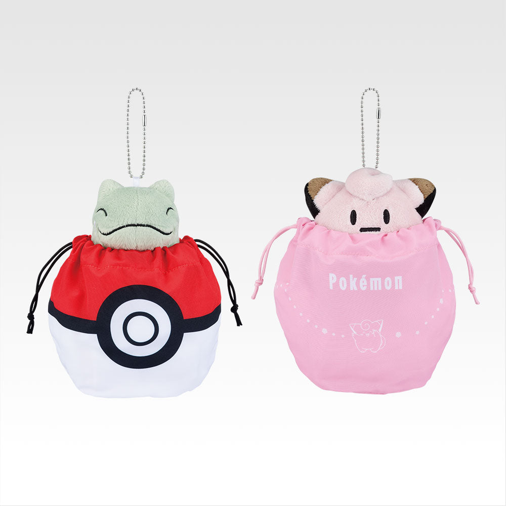 2025 Pokemon Collection Kuji Let's Go For A Walk Prize E Substitute Poke Doll Drawstring Mascot Buy