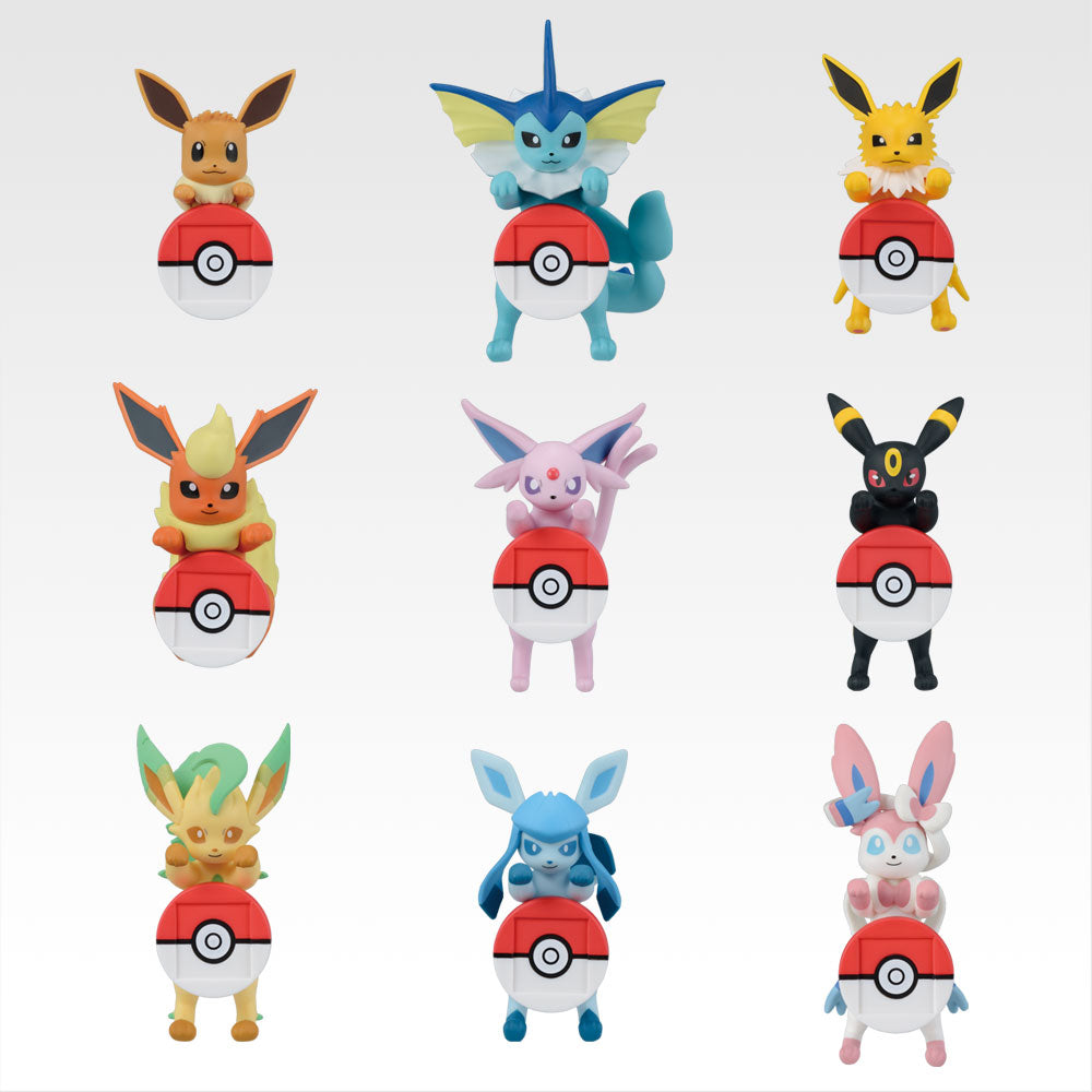 2025 Pokemon Collection Kuji Let's Go For A Walk Prize F Eevee Vaporeon Jolteon Flareon Espeon Umbreon Leafeon Glaceon Sylveon Chirarin Friends Street Walk