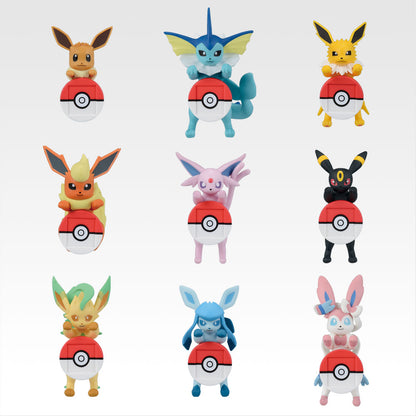 2025 Pokemon Collection Kuji Let's Go For A Walk Prize F Eevee Vaporeon Jolteon Flareon Espeon Umbreon Leafeon Glaceon Sylveon Chirarin Friends Street Walk
