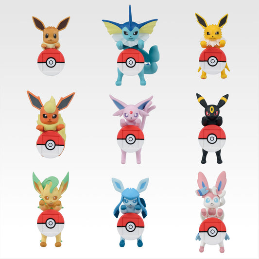 2025 Pokemon Collection Kuji Let's Go For A Walk Prize F Eevee Vaporeon Jolteon Flareon Espeon Umbreon Leafeon Glaceon Sylveon Chirarin Friends Street Walk