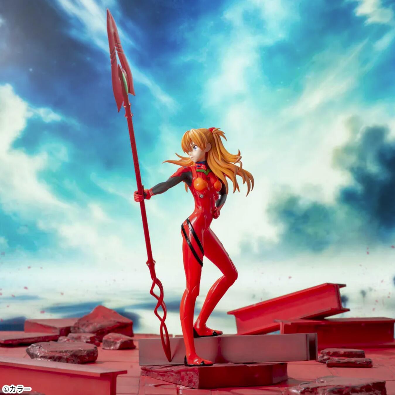 Evangelion Luminasta Asuka × Spear of Cassius Figure for Sale