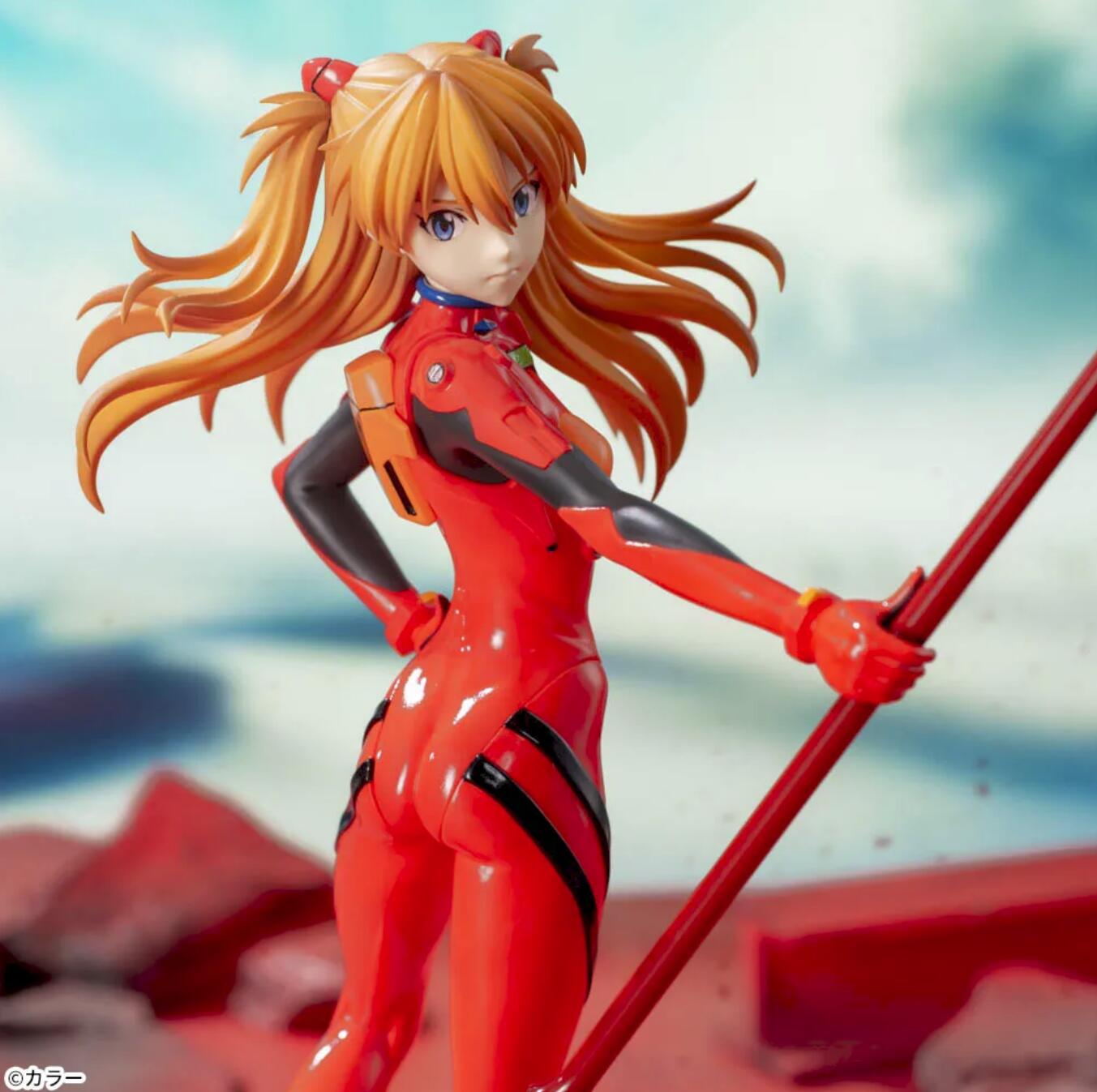 Evangelion Luminasta Asuka × Spear of Cassius Figure for Sale