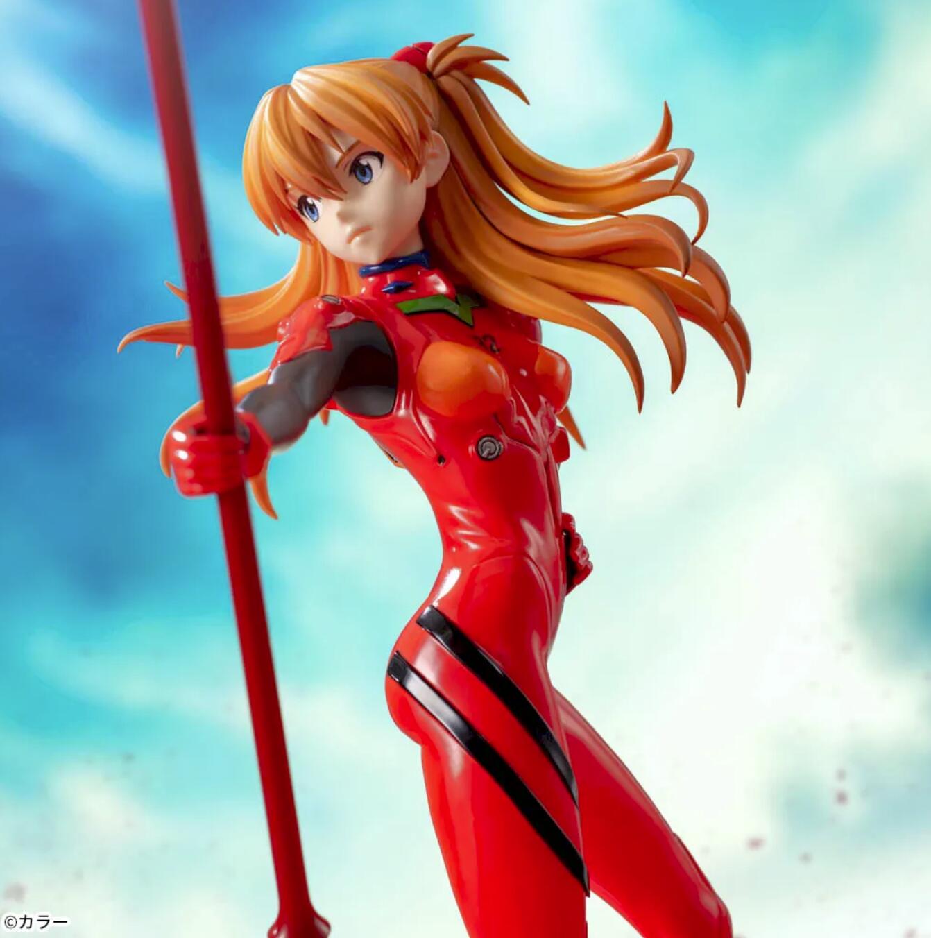 Evangelion Luminasta Asuka × Spear of Cassius Figure for Sale