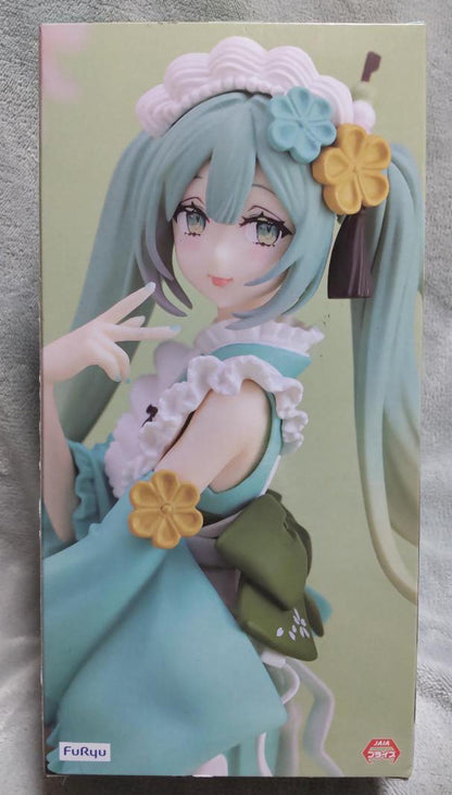 Hatsune Miku Matcha Green Tea Parfait Mint Ver. Exceed Creative Figure SweetSweets for Sale