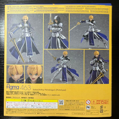 Fate/Grand Order Figma 463 Arthur Pendragon Saber Prototype Figure for Sale