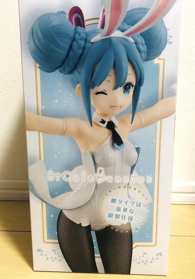 Miku BiCute Bunnies Figure White Ver. FuRyu Hatsune Miku for Sale