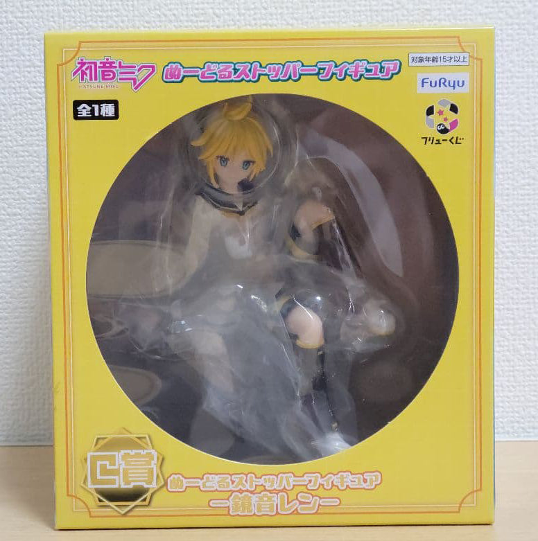 FuRyu Kuji Hatsune Miku Noodle Stopper Figure Kagamine Len for Sale