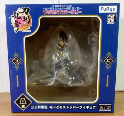 FuRyu Kuji Touken Ranbu Online 10th Anniversary Noodle Stopper Figure Mikazuki Munechika