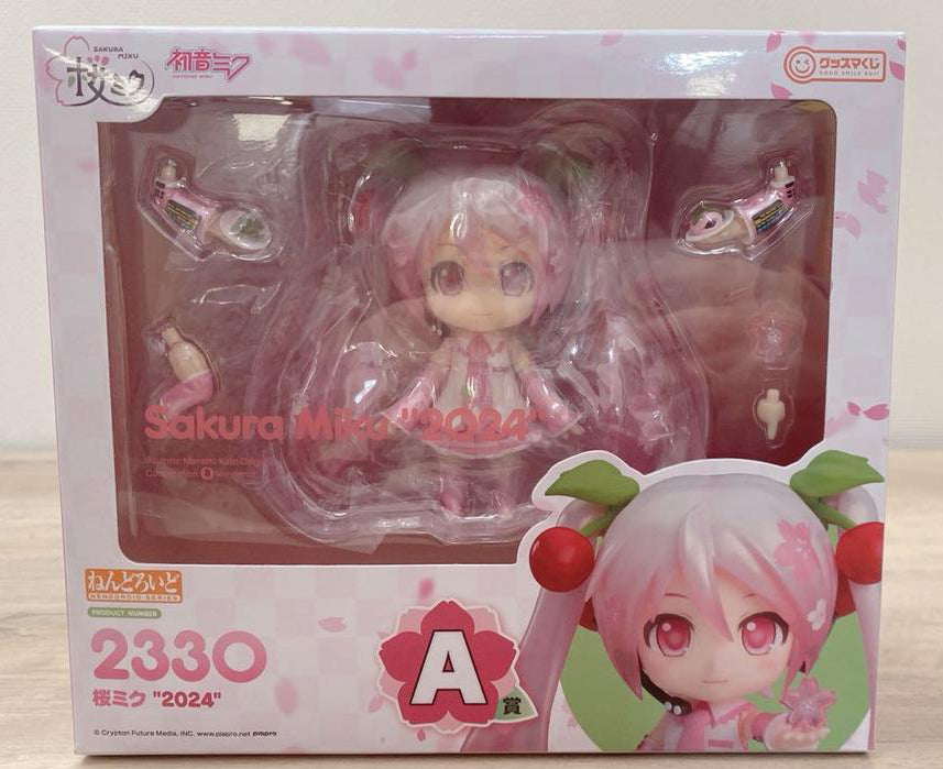 Good Smile Kuji Sakura Miku 2024 A Prize Nendoroid 2330 Sakura Miku for Sale