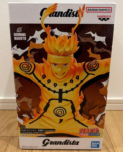 Grandista Naruto Uzumaki 2 Nine-Tails Chakra Mode Figure for Sale