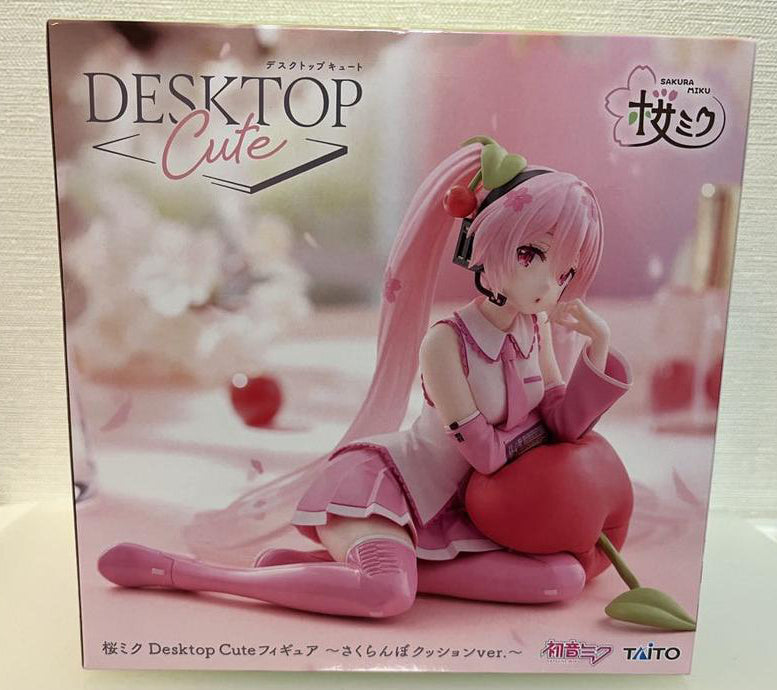 Hatsune Miku Desktop Cute Sakura Miku Cherry Cushion ver