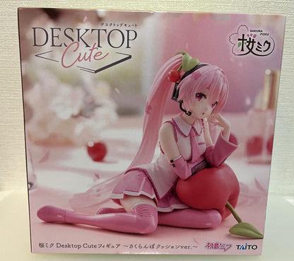 Hatsune Miku Desktop Cute Sakura Miku Cherry Cushion ver. Figure Buy