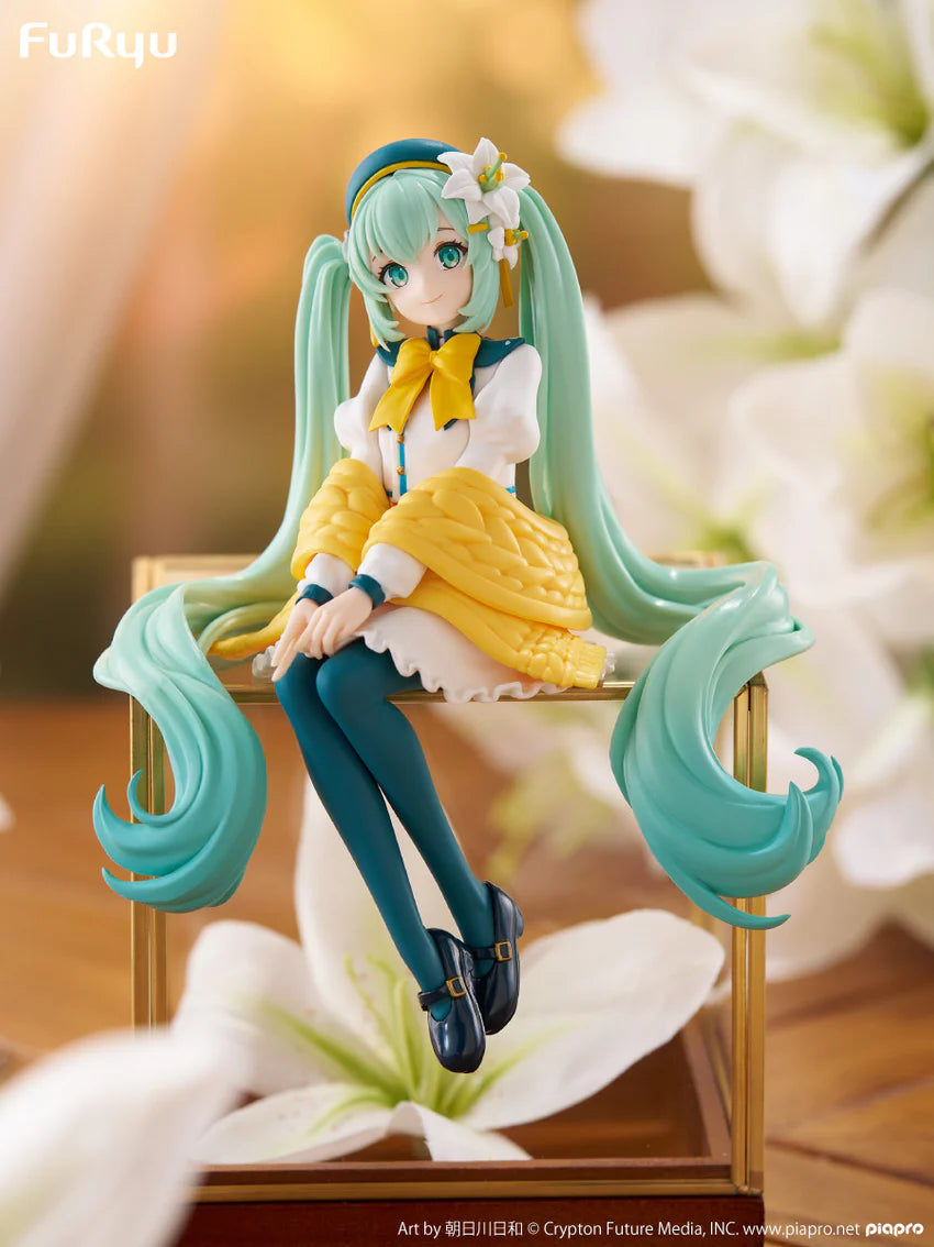 Hatsune Miku Flower Fairy Lily White Noodle Stopper Figure for Sale