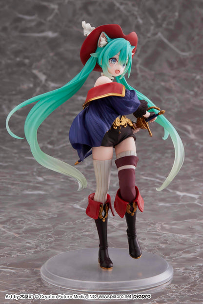 Hatsune Miku Wonderland Figure Puss in Boots Taito for Sale