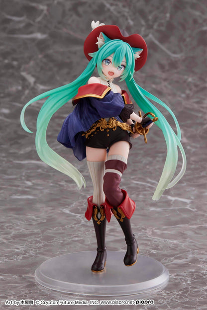 Hatsune Miku Wonderland Figure Puss in Boots Taito for Sale