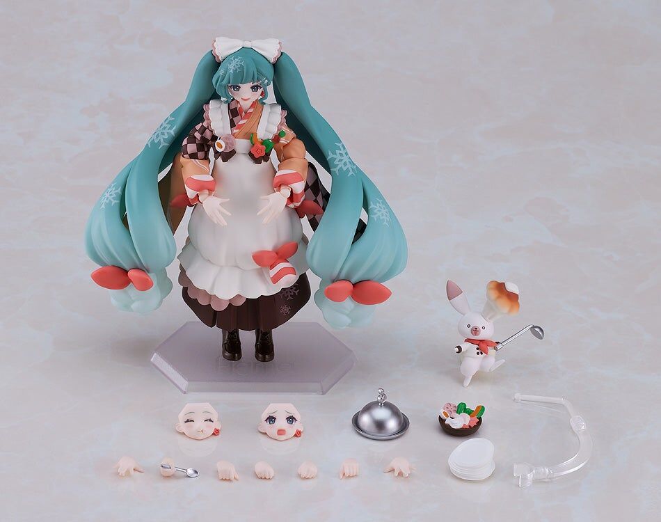 Hatsune Miku figma EX-068 Snow Miku Winter Delicacy Ver. Figure for Sale